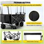 WANGHAI-666 Chariot de Bureau pour Livres Chariot de Jardin Pliable Extra Large avec auvent Amovible, Chariot Utilitaire Pliable