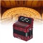 01 Accordéon pour débutant, accordéon Bouton accordéon avec Sac de Rangement pour Enfants Adultes débutants étudiants pour Banqu
