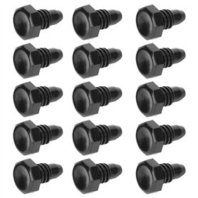 Keenso Housse de Queue Billard 15 pièces Bouchon Fond étui Protection Anti poussière Accessoires d'équipement