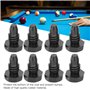 Keenso Housse de Queue Billard 15 pièces Bouchon Fond étui Protection Anti poussière Accessoires d'équipement