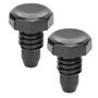Keenso Housse de Queue Billard 15 pièces Bouchon Fond étui Protection Anti poussière Accessoires d'équipement