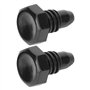 Keenso Housse de Queue Billard 15 pièces Bouchon Fond étui Protection Anti poussière Accessoires d'équipement