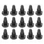 Keenso Housse de Queue Billard 15 pièces Bouchon Fond étui Protection Anti poussière Accessoires d'équipement