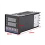 alarme 0 ~ 1300 Kits de contrôleur de température PID à LED numérique REX-C100 AC110V-24