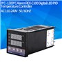 Régulateur de température PID REX-C100, alarme 0 ~ 1300 Kits de contrôleur de température PID à LED numérique REX-C100 AC110V-24