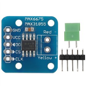 Capteur de température MAX6675 Module de thermocouple de type K Module de capteur de bricolage avec amplificateur de conditionne