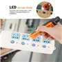 Testeur de tension, stylo de testeur de tension de détecteur de NCV sans PEAKMETER PM8908C avec indicateur LED outil de testeur 