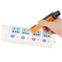 Testeur de tension, stylo de testeur de tension de détecteur de NCV sans PEAKMETER PM8908C avec indicateur LED outil de testeur 