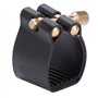Cadeau de Juillet Ligature d'embouchure de Saxo, Ligature de Sax légère en Plastique, Excellent Effet d'unité Centrale passionné