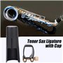 Cadeau de Juillet Ligature d'embouchure de Saxo, Ligature de Sax légère en Plastique, Excellent Effet d'unité Centrale passionné