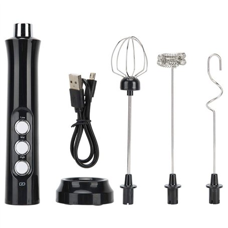 Mousseur à lait électrique portable batteur à oeufs automatique lait shaker fouet mélangeur de boisson pour le chargement USB de