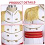 Ligeinsrk Prince Costume pour garçons à manches longues Top Top Prince Charming Costume Boys With Crown & Cane Full Set Ten et p