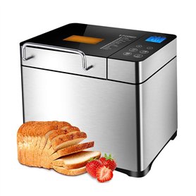 Machine à Pain Artisanale Crusty Loaf Machine à Pain 17 Programmes Machine à Pain Automatique Minuteur Programmable 15h pour Pai