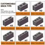 Machine Fabrication Blocs Ciment, Machine Électrique Fabrication De Blocs Creux, Formage Rapide En 45 S, Fréquence De Vibration 