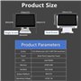 Touchez La Caisse Enregistreuse 15,6'' + 13,3'' écran Tactile Moniteur Pos Caisse Enregistreuse Surveille 1366 * 768 Moniteur Lc