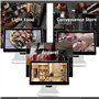 Caisse Enregistreuse à écran Tactile Intelligente,Moniteur De Caisse Lcd Tout-En-Un Double écran 15,6'' + 13,3'' Pour Petites En