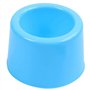 Assiavree Brosse WC,Brosse de Toilettes Salle DE Bain WC Brosse ET Porte-Free Standing Set Bleu Ciel Brosse de Toilette