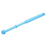 Assiavree Brosse WC,Brosse de Toilettes Salle DE Bain WC Brosse ET Porte-Free Standing Set Bleu Ciel Brosse de Toilette