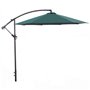 GHMYU Parasols 2,7 m de terrassement de Jardin Ombre de Soleil, Cantilever Suspendu 8 côtes au canopée Parasol en Aluminium Anti