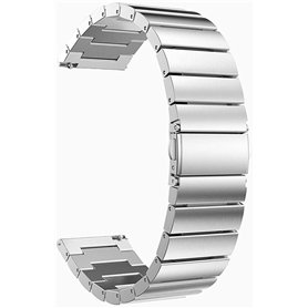 STACHES DE MONTRE 18 mm 20 mm 22 mm Universal Watch Band Bracelet de liaison de remplacement en acier inoxydable pour Samsung Ge