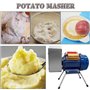 VFMVOYNZ Presse-purée Commercial 750 W, broyeur électrique à Boue de broyage 20-30 kg/h, Presse-purée en Acier Inoxydable pour a
