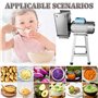 VFMVOYNZ Presse-purée Professionnel en Acier Inoxydable, Presse-purée Robuste pour purée de Pommes de Terre Lisse, Bon goût et G