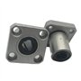 Roulement à billes à gorge profonde, roulement en 2 pièces LMK12UU 12mm carré bride Type roulement à mouvement linéaire douille 