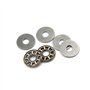 roulement en 2 ensembles AXK0619 6mm X 19mm X 2mm butée roulement à aiguilles avec deux ron