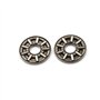 Roulement à billes à gorge profonde, roulement en 2 ensembles AXK0619 6mm X 19mm X 2mm butée roulement à aiguilles avec deux ron