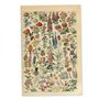 Fituenly Vintage Botanique Affiche Fleurs Plantes Mur Art Autocollant Floral Impression Illustration Murale pour Salon Bureau Sa