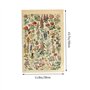 Fituenly Vintage Botanique Affiche Fleurs Plantes Mur Art Autocollant Floral Impression Illustration Murale pour Salon Bureau Sa