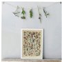 Fituenly Vintage Botanique Affiche Fleurs Plantes Mur Art Autocollant Floral Impression Illustration Murale pour Salon Bureau Sa