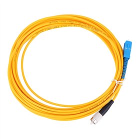 Cavalier de Fibre 5 pièces SC à FC câble à Fibre Optique de Base monomode 5M câble de Fibre Optique Cavalier Cordon de raccordem