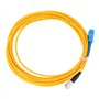Cavalier de Fibre 5 pièces SC à FC câble à Fibre Optique de Base monomode 5M câble de Fibre Optique Cavalier Cordon de raccordem