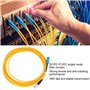 Cavalier de Fibre 5 pièces SC à FC câble à Fibre Optique de Base monomode 5M câble de Fibre Optique Cavalier Cordon de raccordem