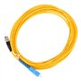 Cavalier de Fibre 5 pièces SC à FC câble à Fibre Optique de Base monomode 5M câble de Fibre Optique Cavalier Cordon de raccordem