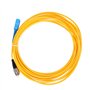 Cavalier de Fibre 5 pièces SC à FC câble à Fibre Optique de Base monomode 5M câble de Fibre Optique Cavalier Cordon de raccordem