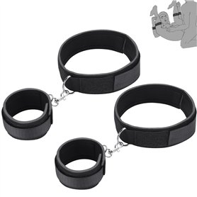 AJOHBM Transport d'exercice de Portable ajustable et Sangle de force Accessoires pour plusieurs personnes-YD515