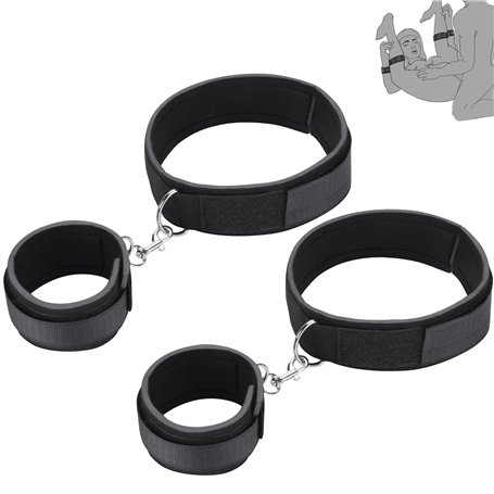 AJOHBM Transport d'exercice de Portable ajustable et Sangle de force Accessoires pour plusieurs personnes-YD515