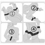 AJOHBM Transport d'exercice de Portable ajustable et Sangle de force Accessoires pour plusieurs personnes-YD515