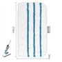 6 Lingettes pour Black et Decker Balais Vapeur FSMP20 Steam Mop pour Black Decker FSM