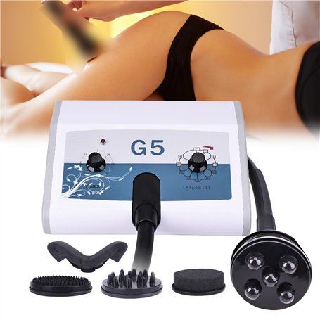 KYZTMHC 110v/220v Masseur Anti Cellulite Machine Massage avec 5 Têtes De Massage Perte De Poids Appareil pour Maigrir Au Ventre