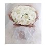GUYTRM 50 cm * 5 Yards/rouleau points clairs dentelle tissu fleur emballage cadeau paquet fil rouleau papier fleuristes Laser br