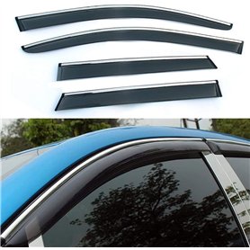 LVTFCO 4 Pièces Déflecteurs de Vent Voiture pour Renault Captur 2013 2014 2015