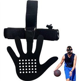 Main dans Votre Masque de Basket-Ball Facial