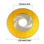 Candeon Pochoir Cercle, 10-78mm Trace Cercle Outil De Dessin De Cercle Réglable Modèle De Dessin De Cercle En Acier Inoxydable N