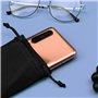 FZSECRIU 5x Étui Lunettes Souple,Étui Lunettes de Soleil Souple,Pochette en Microfibre à Cordon pour Lunettes,Petit Sac de Range