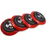 Lot de 4 Cache Moyeux pour Fiat 500 Abarth 133mm