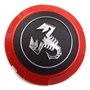 Lot de 4 Cache Moyeux pour Fiat 500 Abarth 133mm, Voitures Cache Moyeu Centre de Jante Capuchons Capuchons de Moyeu Central Moye