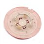 Lot de 4 Cache Moyeux pour Fiat 500 Abarth 133mm, Voitures Cache Moyeu Centre de Jante Capuchons Capuchons de Moyeu Central Moye